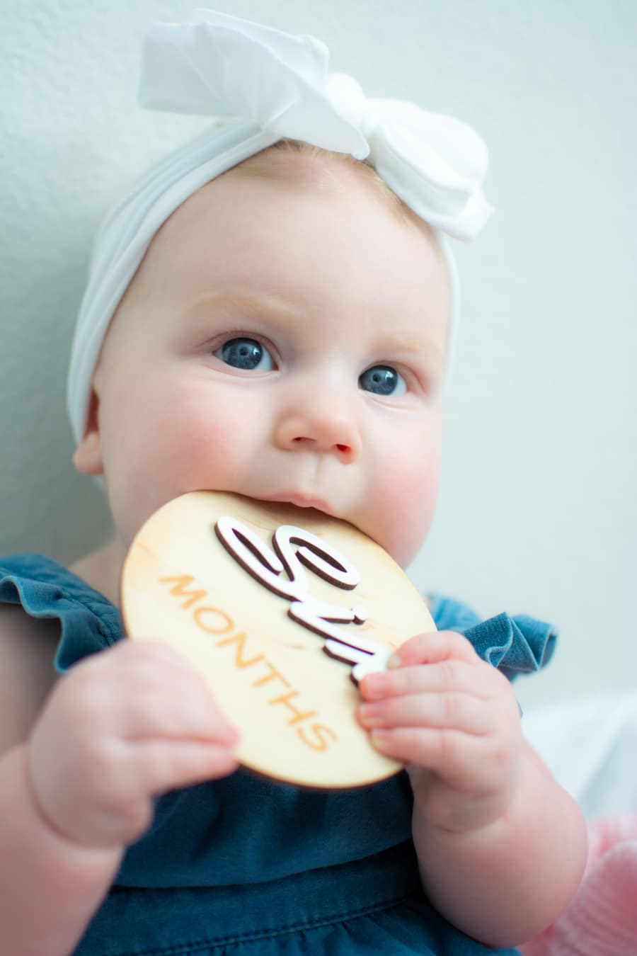 Baby at six months · portrait session